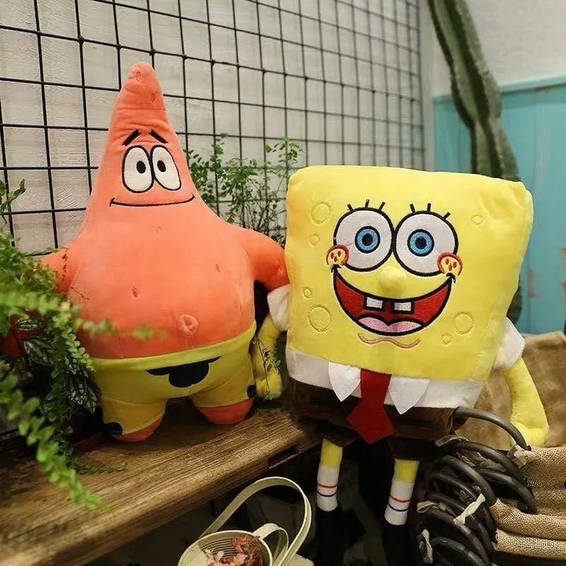 Große Größe SpongeBob Spielzeug Patrick Star süße Plüsch Anime gefüllte weiche Puppe für Kinder Girlfirend Geschenk