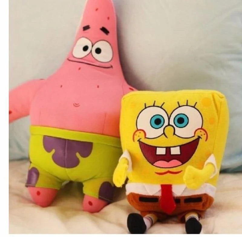 Große Größe SpongeBob Spielzeug Patrick Star süße Plüsch Anime gefüllte weiche Puppe für Kinder Girlfirend Geschenk