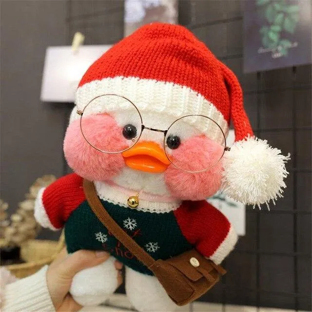 30cm Cartoon Niedlich LaLafanfan Cafe Ente Plüschtiere Gefüllte Weiche Schöne Puppen Tierkissen Für Kinder Kinder Mädchen Geburtstagsgeschenke