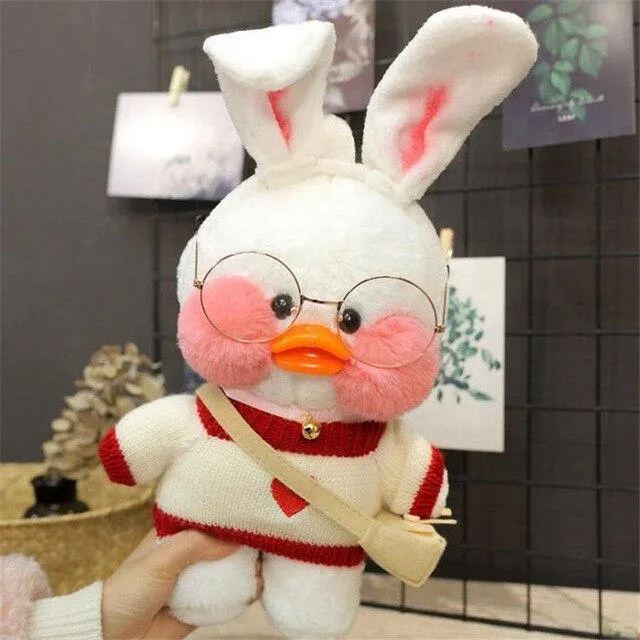30cm Cartoon Niedlich LaLafanfan Cafe Ente Plüschtiere Gefüllte Weiche Schöne Puppen Tierkissen Für Kinder Kinder Mädchen Geburtstagsgeschenke