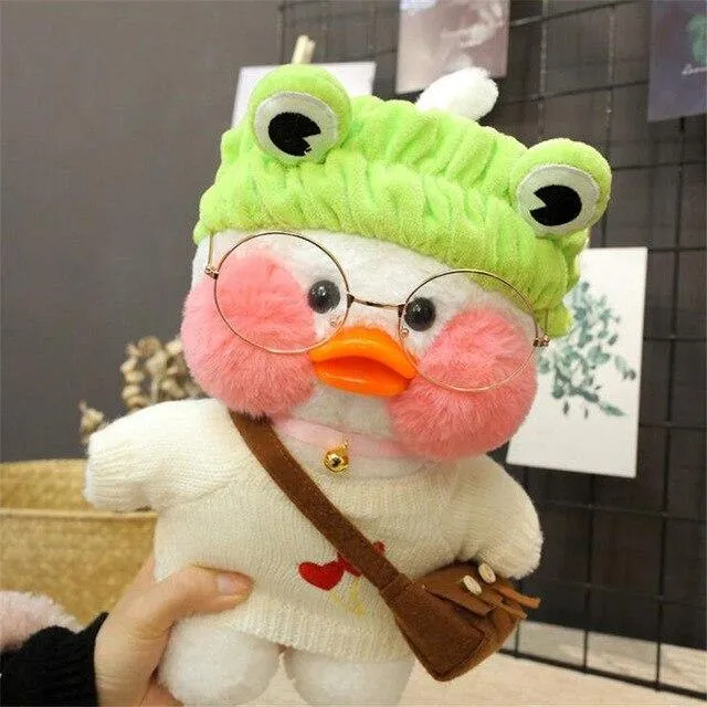 30cm Cartoon Niedlich LaLafanfan Cafe Ente Plüschtiere Gefüllte Weiche Schöne Puppen Tierkissen Für Kinder Kinder Mädchen Geburtstagsgeschenke