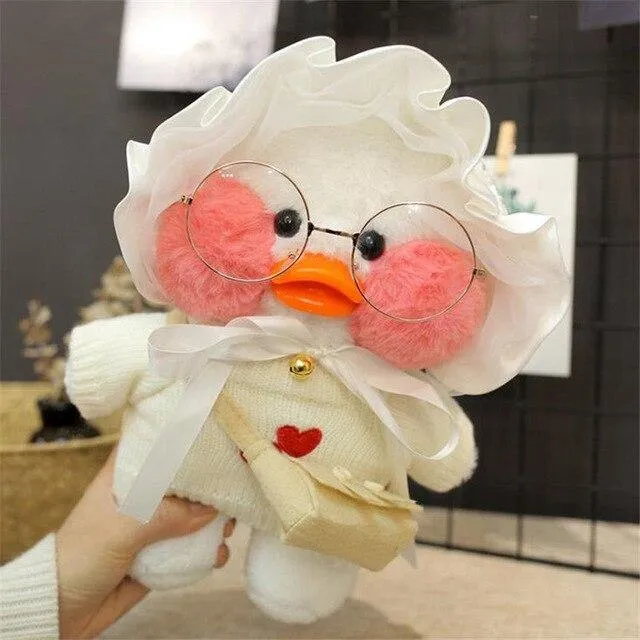 30cm Cartoon Niedlich LaLafanfan Cafe Ente Plüschtiere Gefüllte Weiche Schöne Puppen Tierkissen Für Kinder Kinder Mädchen Geburtstagsgeschenke