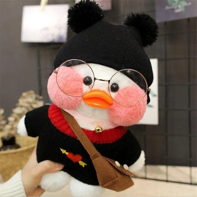 30cm Cartoon Niedlich LaLafanfan Cafe Ente Plüschtiere Gefüllte Weiche Schöne Puppen Tierkissen Für Kinder Kinder Mädchen Geburtstagsgeschenke