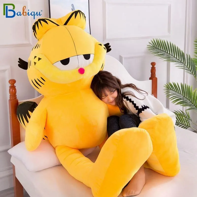 20-80CM Hot Sell Big Cartoon Garfield Plüschtier Garfield Cat Plüsch Gefüllte Puppe Hochwertige weiche Figur Puppe für Kinder Kinder