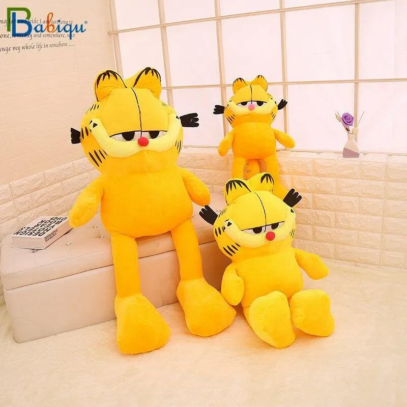 20-80CM Hot Sell Big Cartoon Garfield Plüschtier Garfield Cat Plüsch Gefüllte Puppe Hochwertige weiche Figur Puppe für Kinder Kinder