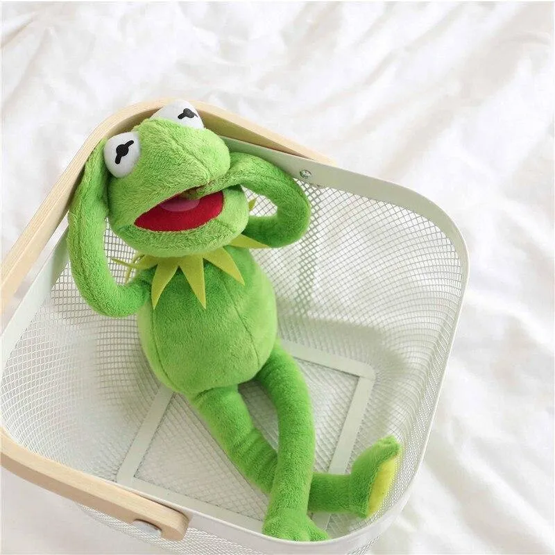14 '' 40cm Kermit Der Frosch Die Muppet Show Kermit Plüschtiere Sesamstraße Puppe Tierfrosch Plüsch Gefüllter Anhänger Lustiges Geschenk