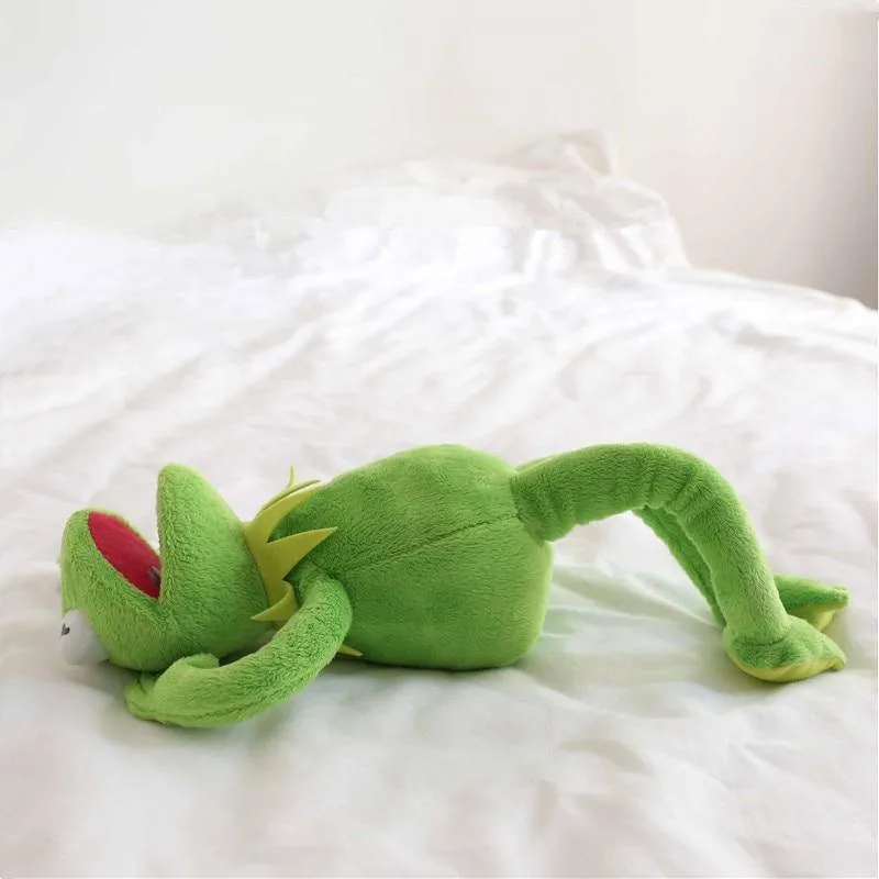 14 '' 40cm Kermit Der Frosch Die Muppet Show Kermit Plüschtiere Sesamstraße Puppe Tierfrosch Plüsch Gefüllter Anhänger Lustiges Geschenk