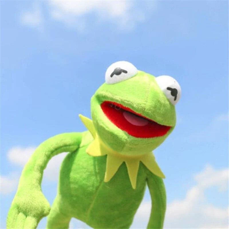 14 '' 40cm Kermit Der Frosch Die Muppet Show Kermit Plüschtiere Sesamstraße Puppe Tierfrosch Plüsch Gefüllter Anhänger Lustiges Geschenk