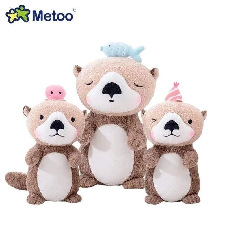 24 cm Otter Metoo Puppe Stofftiere Plüschtiere Kinderspielzeug für Mädchen Kinder Jungen Kawaii Baby Plüschtiere Cartoon Stofftiere