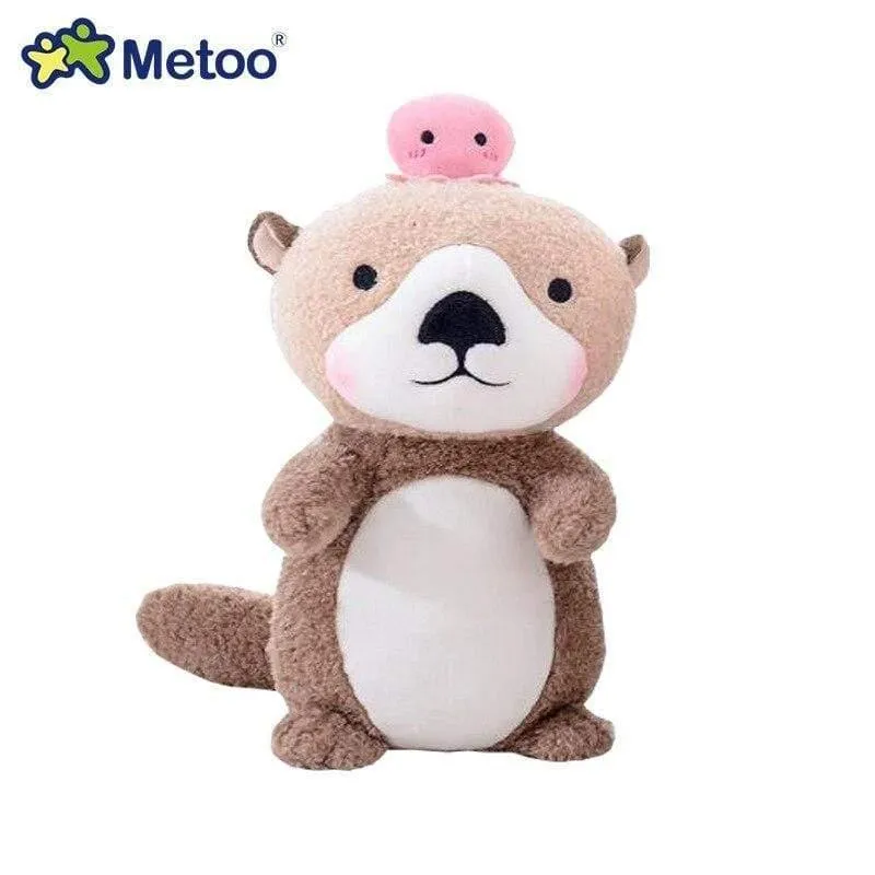 24 cm Otter Metoo Puppe Stofftiere Plüschtiere Kinderspielzeug für Mädchen Kinder Jungen Kawaii Baby Plüschtiere Cartoon Stofftiere