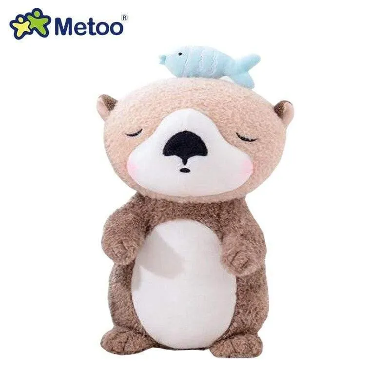 24 cm Otter Metoo Puppe Stofftiere Plüschtiere Kinderspielzeug für Mädchen Kinder Jungen Kawaii Baby Plüschtiere Cartoon Stofftiere