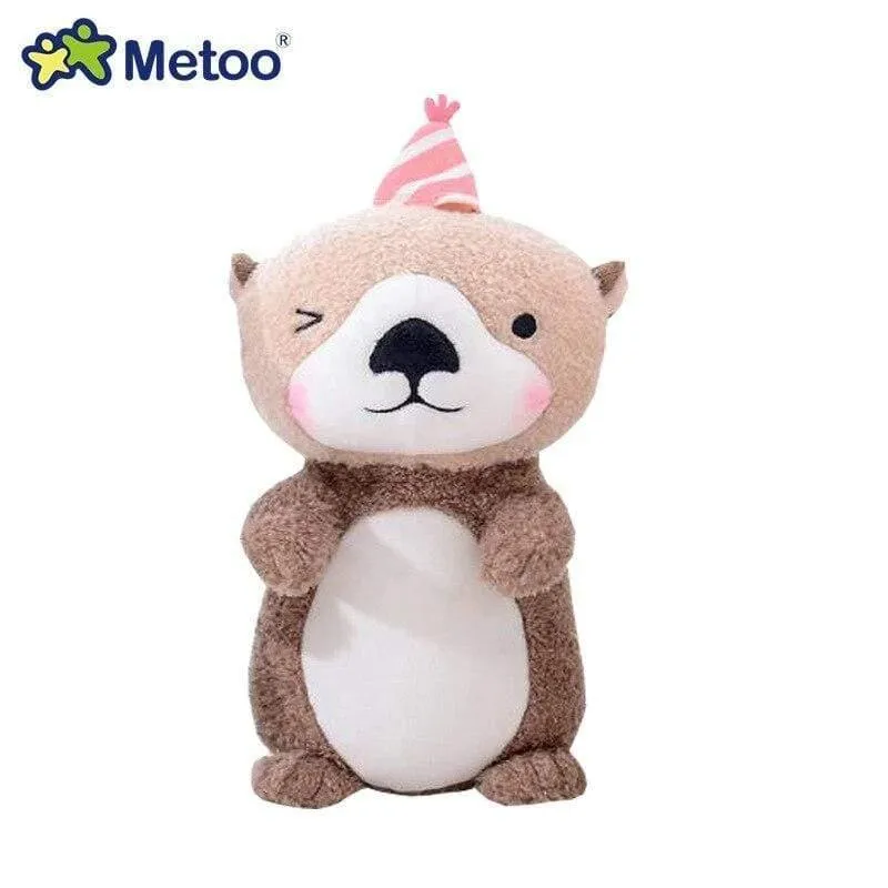24 cm Otter Metoo Puppe Stofftiere Plüschtiere Kinderspielzeug für Mädchen Kinder Jungen Kawaii Baby Plüschtiere Cartoon Stofftiere