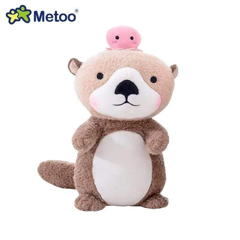 24 cm Otter Metoo Puppe Stofftiere Plüschtiere Kinderspielzeug für Mädchen Kinder Jungen Kawaii Baby Plüschtiere Cartoon Stofftiere