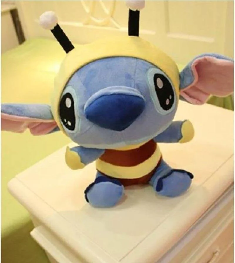20 cm Kawaii Biene Stich Plüschtiere Cartoon Tiere Gefüllte Weiche Puppe Lustige Stich Peluche Brinquedos Für Kinder Weihnachtsgeschenke (20 cm)