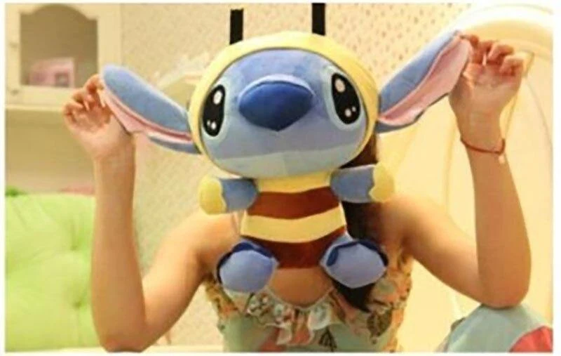 20 cm Kawaii Biene Stich Plüschtiere Cartoon Tiere Gefüllte Weiche Puppe Lustige Stich Peluche Brinquedos Für Kinder Weihnachtsgeschenke (20 cm)