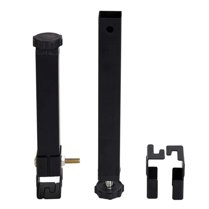 Möbelbeine, verstellbare Stützfüße Reihe Skelettverstärkung Bettbeine Hardware-Zubehör Schwarz 15 ~ 30cm hoch, rutschfest R.