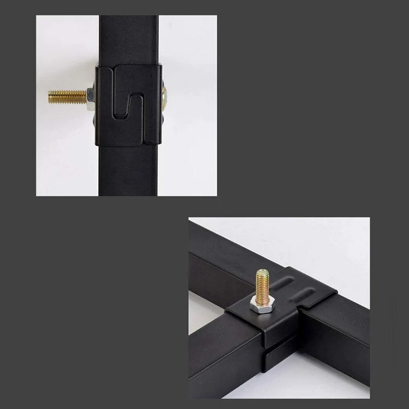 Möbelbeine, verstellbare Stützfüße Reihe Skelettverstärkung Bettbeine Hardware-Zubehör Schwarz 15 ~ 30cm hoch, rutschfest R.