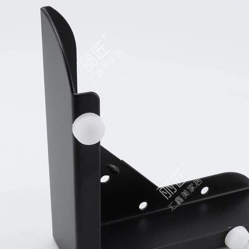 4 Stück Metall-Möbelbeine, quadratisch, für Schrank, Holz, Tischbeine für Sofa, Füße, Fuß, Betterhöhung, Möbelzubehör (schwarz)