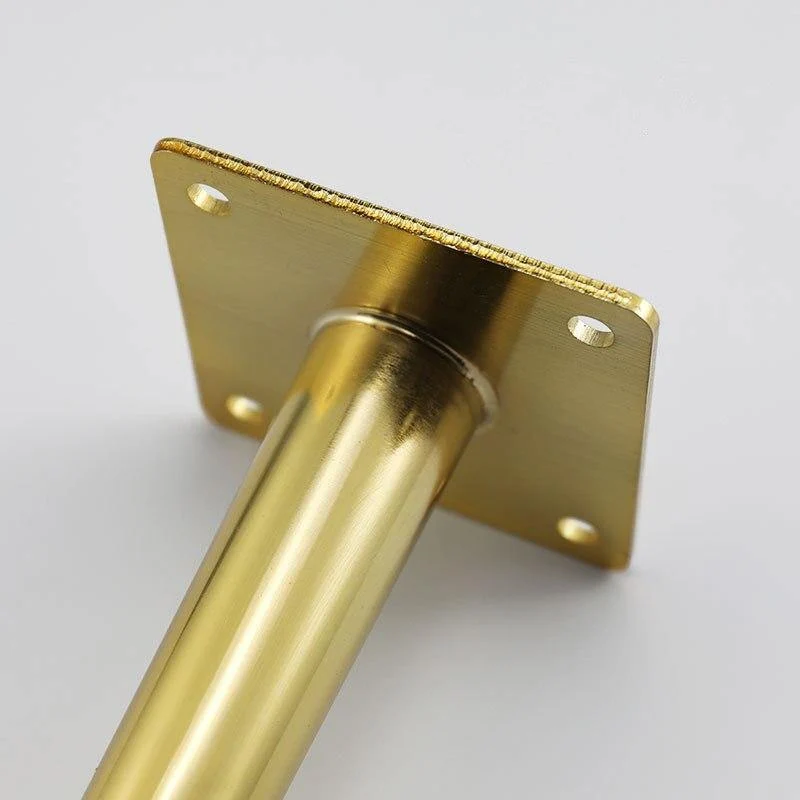 Gold Metall Möbel Bein Kegel Rohr geneigt Sofa Fuß für Schrank Tisch Beine Gummi Fuß Schraube Möbel Zubehör