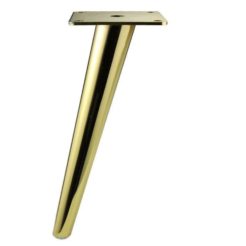 4Pcs / Set Metallmöbel Beine Gold Vertikal / Schrägrohr Sofa Füße Für TV Schrank Schrank Füße Unterstützung Möbel Zubehör
