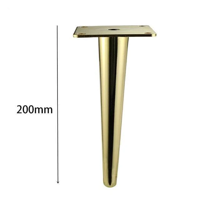 4Pcs / Set Metallmöbel Beine Gold Vertikal / Schrägrohr Sofa Füße Für TV Schrank Schrank Füße Unterstützung Möbel Zubehör