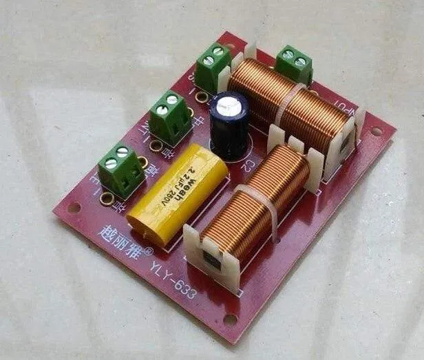 200W Lautsprecher 3-WEGE Crossover Audio Höhen + MID + Bass Unabhängige Crossover Lautsprecher Filter Frequenzteiler 2PCS