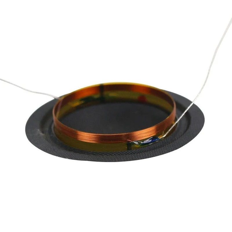 25.4 mm 25.5 mm Hochtöner Schwingspule 1 Zoll 6 Ohm 8 Ohm Seidenmembran Membran KSV Höhenlautsprecher Reparaturzubehör DIY 2PCS