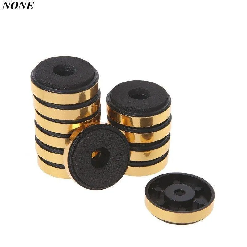 12Pcs / Set Bücherregal Lautsprecher Stoßdämpfungsdämpfung für Audio Stereo Lautsprecher Verstärker Feet Pad
