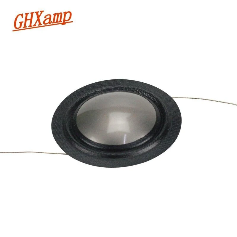 GHXAMP 25.4 mm importierte Metall-Titanfolie + Seidenseitenmembran, 25-Kern-Hochtöner, Schwingspule, Lautsprecher-Reparaturfolie, 8 OHM, 1 Paar