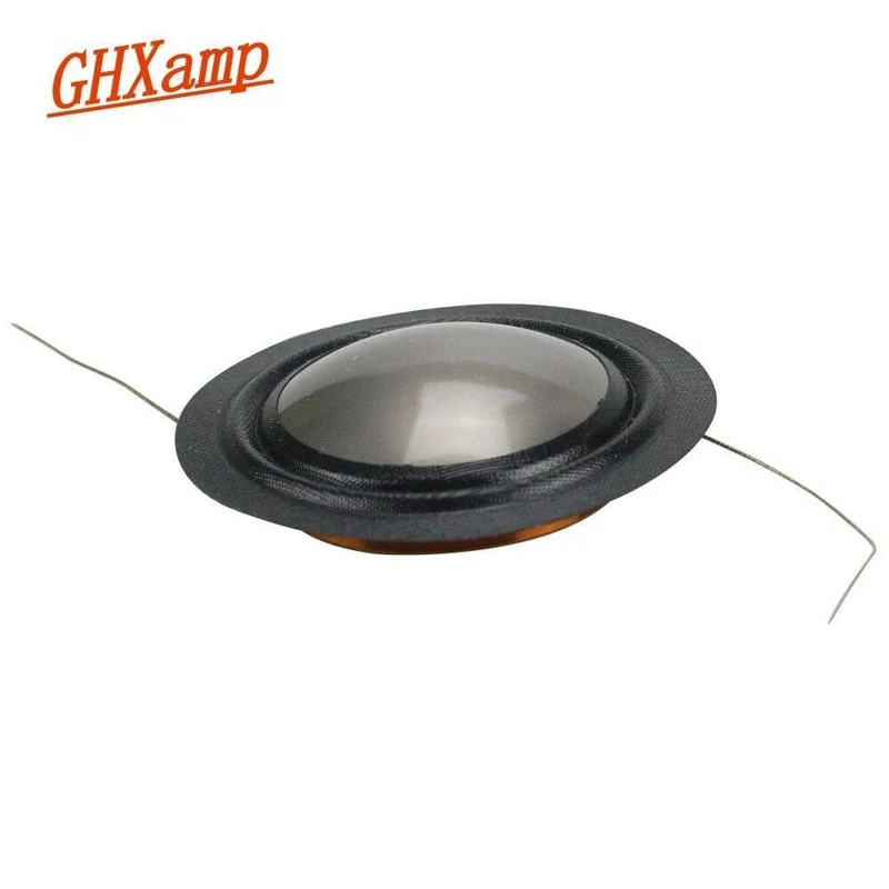 GHXAMP 25.4 mm importierte Metall-Titanfolie + Seidenseitenmembran, 25-Kern-Hochtöner, Schwingspule, Lautsprecher-Reparaturfolie, 8 OHM, 1 Paar