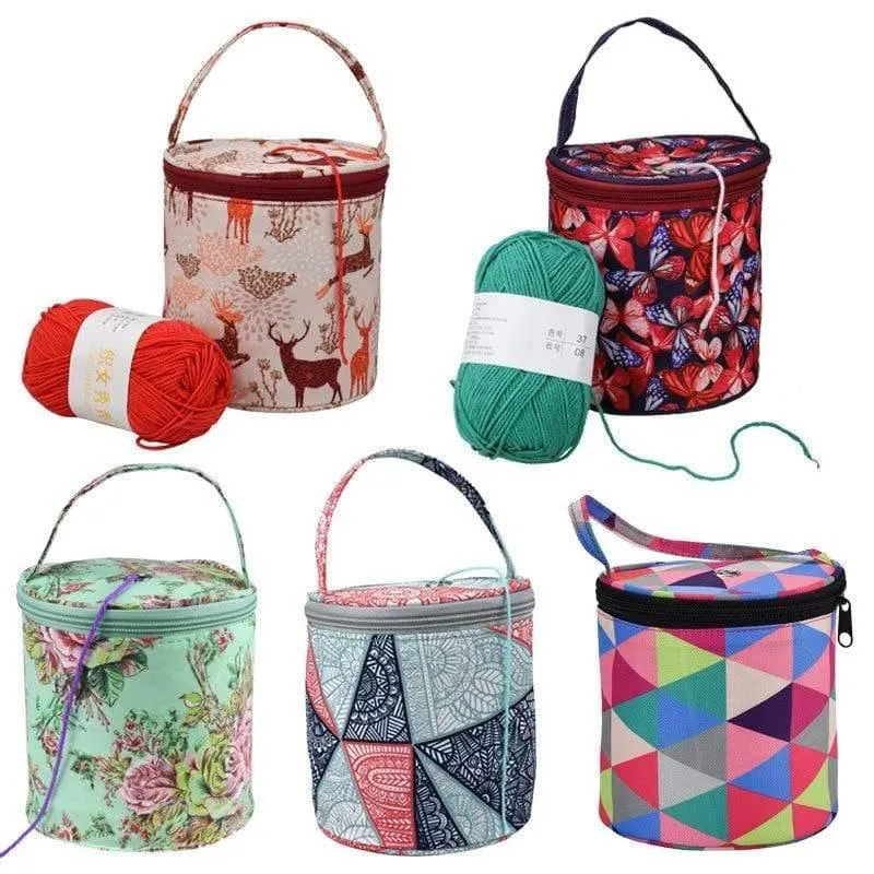 5 Arten Kleine Garn Aufbewahrungstasche Leere Garn Tasche zum Stricken von Garnen DIY Needle Arts Craft Househand Nähwerkzeuge Zubehör