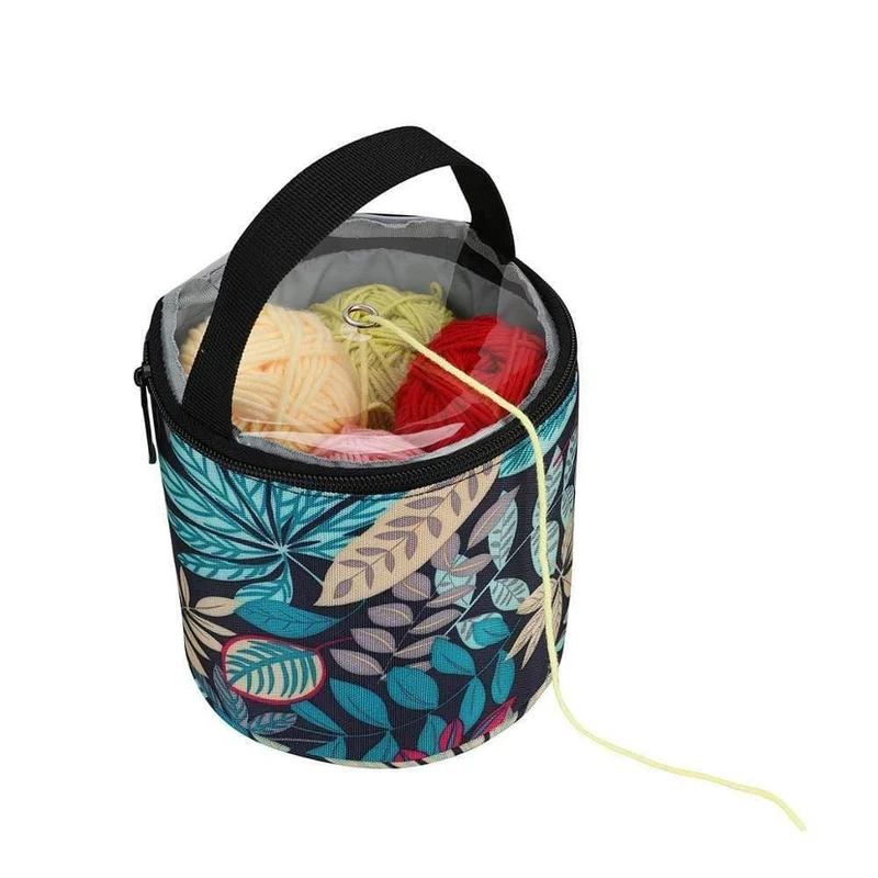 Kleine leere Garntasche zum Stricken von Garnen DIY Needle Arts Craft Househand Nähen Zubehör Garn Aufbewahrungstasche