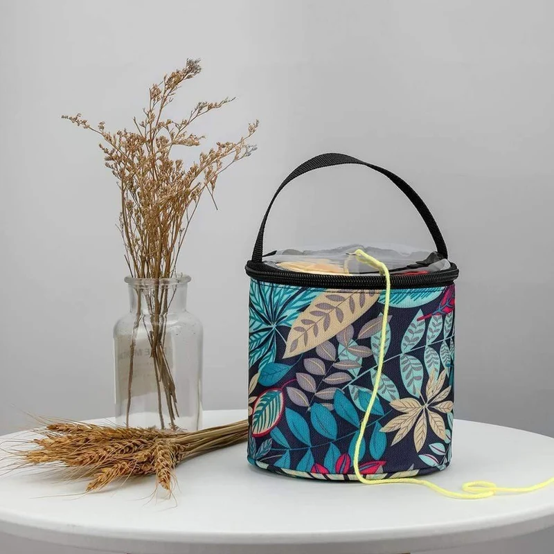 Kleine leere Garntasche zum Stricken von Garnen DIY Needle Arts Craft Househand Nähen Zubehör Garn Aufbewahrungstasche