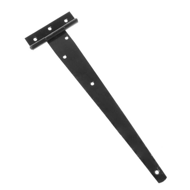 Schwarze Farbe T-Form Dreieck Scharnier Schrank Schuppen Holz Tür Tor Scharniere Hardware