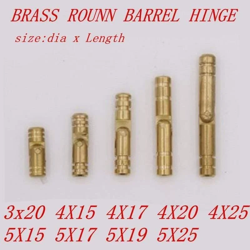 10 Stück 10 Typ 3mm 4mm 5mm massives Messing Kupfer Schmuck Truhe Spieluhr Wein Holzkoffer versteckt unsichtbar verborgen verdecktes Scharnier