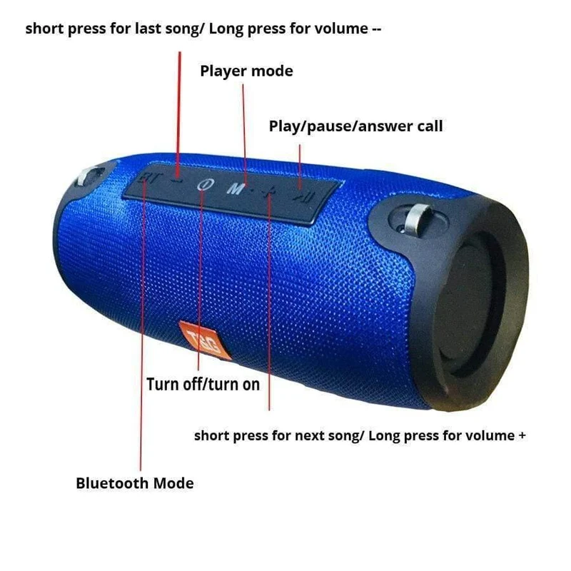 Tragbare Bluetooth Lautsprecher Im Freien Wasserdichte Stereo Spalte Drahtlose Lautsprecher Mit Mic FM Radio MP3 Bass Sound Box Dropshipping