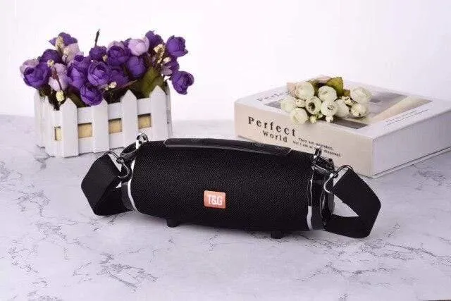 Tragbare Bluetooth Lautsprecher Im Freien Wasserdichte Stereo Spalte Drahtlose Lautsprecher Mit Mic FM Radio MP3 Bass Sound Box Dropshipping