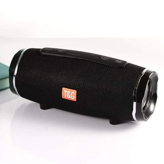 Tragbare Bluetooth Lautsprecher Im Freien Wasserdichte Stereo Spalte Drahtlose Lautsprecher Mit Mic FM Radio MP3 Bass Sound Box Dropshipping