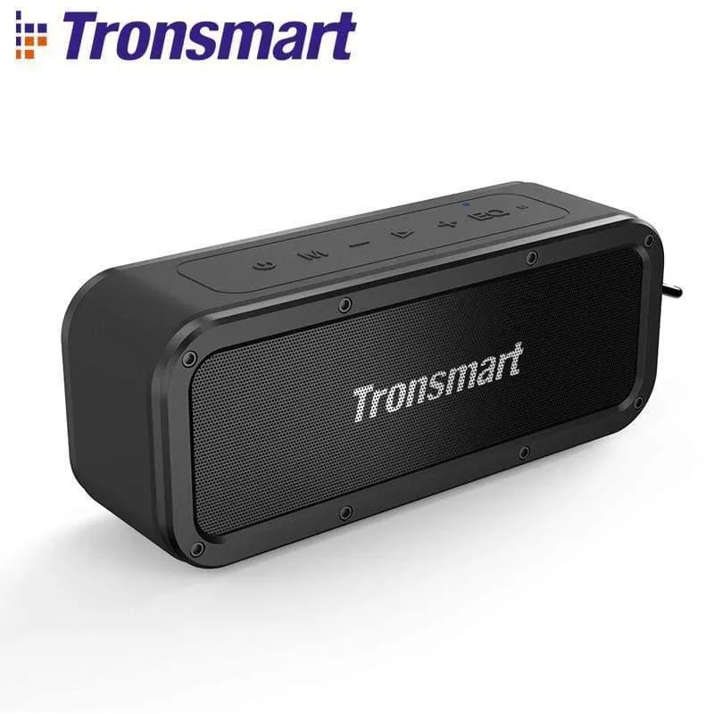 Tronsmart Force Bluetooth-Lautsprecher Bluetooth 5.0 Tragbarer Lautsprecher IPX7 Wasserdichte 40-W-Lautsprecher 15-Stunden-Spielzeit mit Sprachassistent