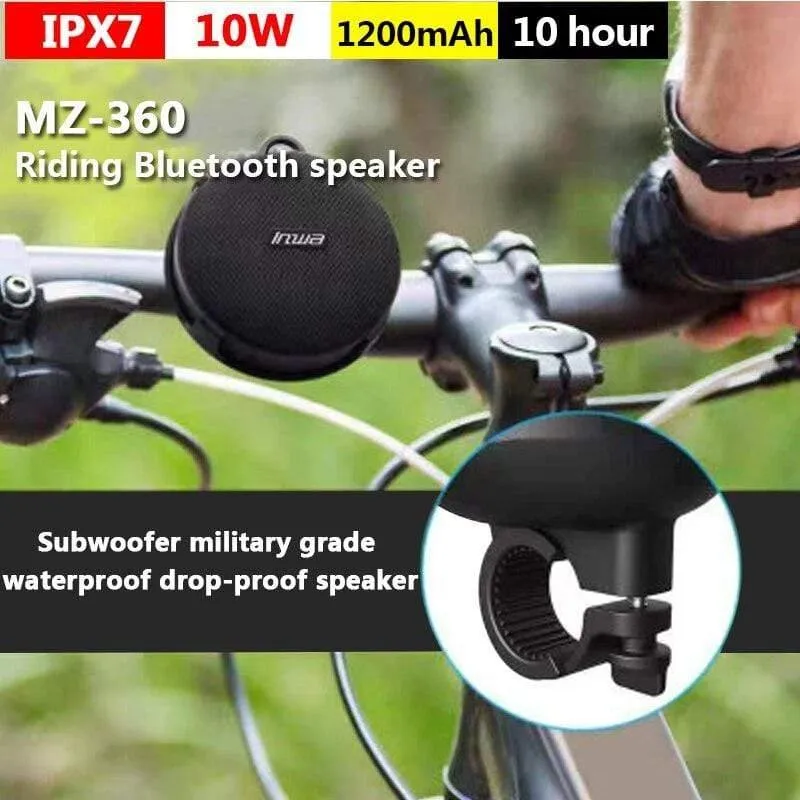 Tragbarer Bluetooth-Lautsprecher für Fahrräder, Fahrradsäule, wasserdichter Duschlautsprecher, Akustik, Sound, Boombox, Soundbar, Woofer, Freisprecheinrichtung