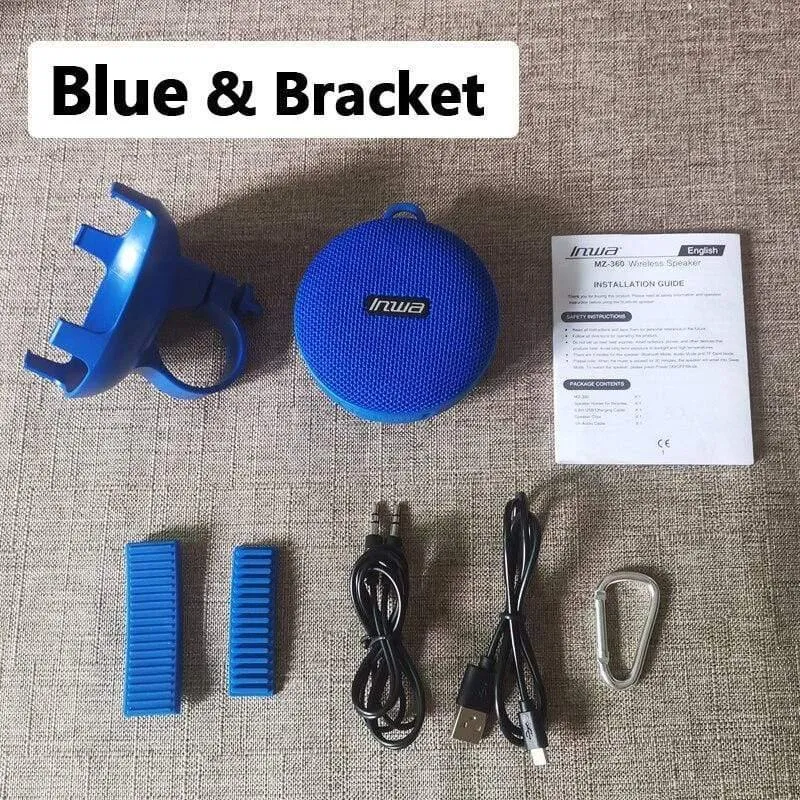 Tragbarer Bluetooth-Lautsprecher für Fahrräder, Fahrradsäule, wasserdichter Duschlautsprecher, Akustik, Sound, Boombox, Soundbar, Woofer, Freisprecheinrichtung