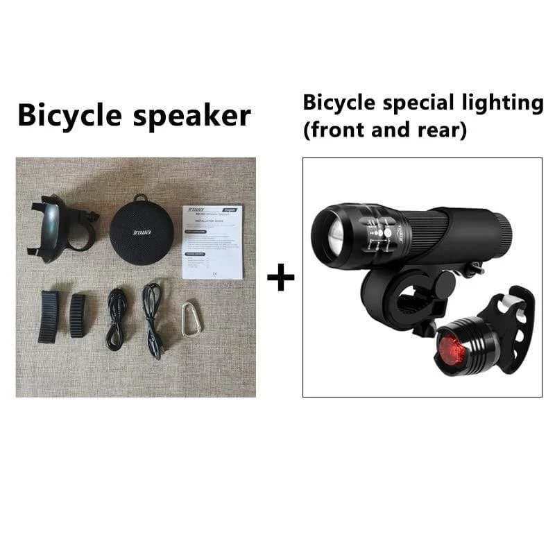 Tragbarer Bluetooth-Lautsprecher für Fahrräder, Fahrradsäule, wasserdichter Duschlautsprecher, Akustik, Sound, Boombox, Soundbar, Woofer, Freisprecheinrichtung