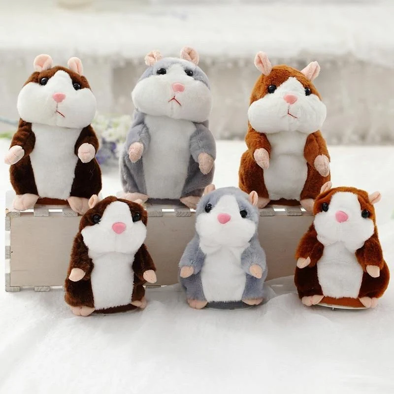 Dropshipping Förderung 15cm Schöne Reden Hamster Sprechen Sprechen Sound Aufzeichnen Wiederholen Gefüllte Plüsch Tier Kawaii Hamster Spielzeug