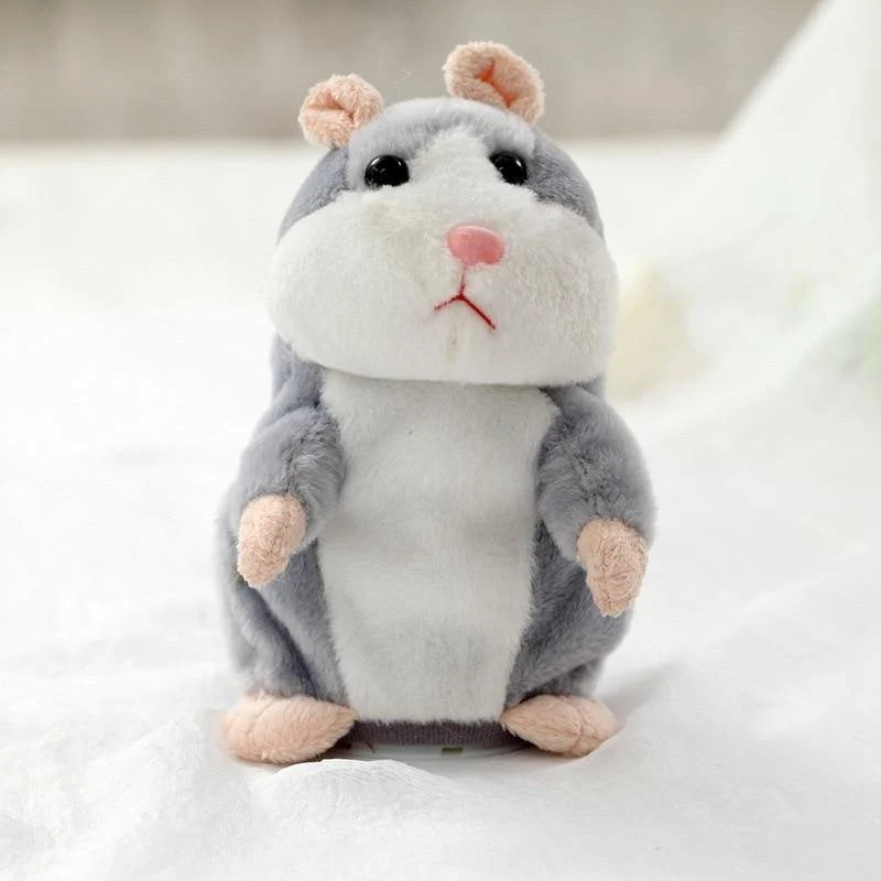 Dropshipping Förderung 15cm Schöne Reden Hamster Sprechen Sprechen Sound Aufzeichnen Wiederholen Gefüllte Plüsch Tier Kawaii Hamster Spielzeug