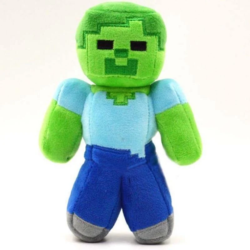 24 Stile Minecrafted Gefüllte Plüschtiere Puppe Zombie Fledermaus Tintenfisch Mooshroom Enderman Ozelot Schwein Baby Schaf Kinder Geburtstagsgeschenk Spielzeug