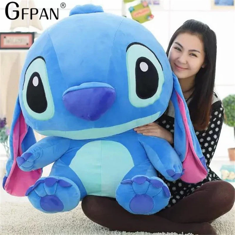 80cm; 45 / 20cm Berühmtes Kinderspielzeug Kawaii Stich Plüschpuppenspielzeug Anime Lilo und Stich Niedliches Stichspielzeug für Kinder Kindergeburtstagsgeschenk