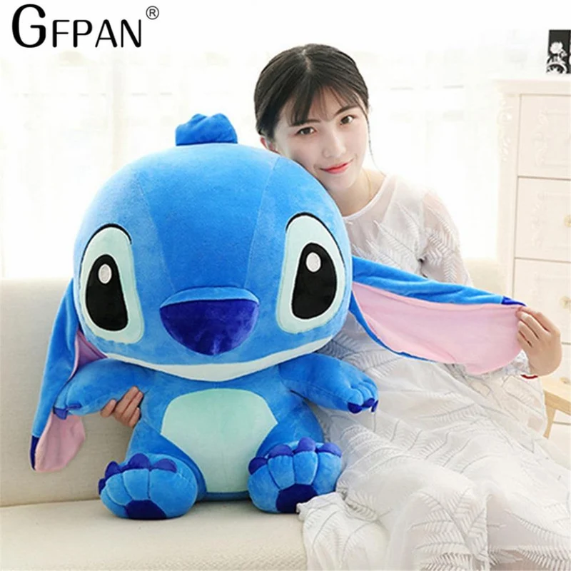 80cm; 45 / 20cm Berühmtes Kinderspielzeug Kawaii Stich Plüschpuppenspielzeug Anime Lilo und Stich Niedliches Stichspielzeug für Kinder Kindergeburtstagsgeschenk