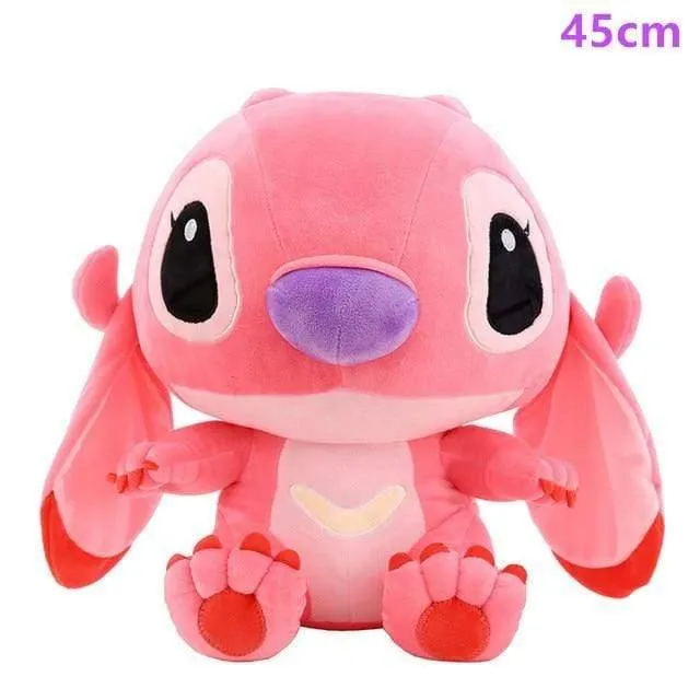 80cm; 45 / 20cm Berühmtes Kinderspielzeug Kawaii Stich Plüschpuppenspielzeug Anime Lilo und Stich Niedliches Stichspielzeug für Kinder Kindergeburtstagsgeschenk
