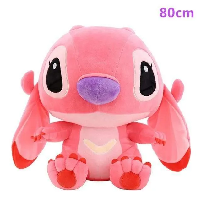 80cm; 45 / 20cm Berühmtes Kinderspielzeug Kawaii Stich Plüschpuppenspielzeug Anime Lilo und Stich Niedliches Stichspielzeug für Kinder Kindergeburtstagsgeschenk