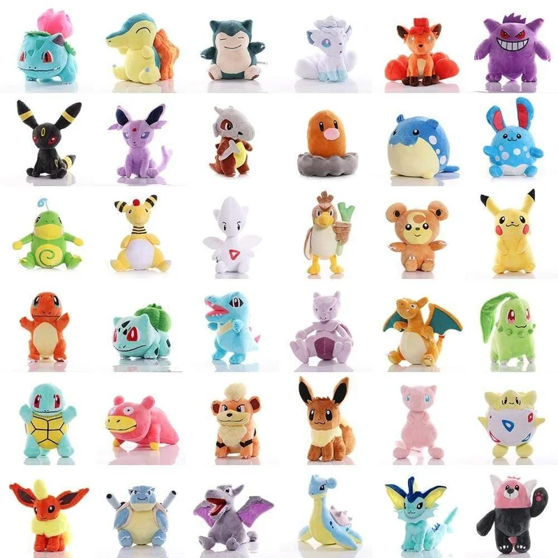 Pikachu Bulbasaur Squirtle Charmander Charizard Blastoise Eevee Lapras Snorlax Plüsch Puppe Stofftiere Gitts Für Kinder Kinder